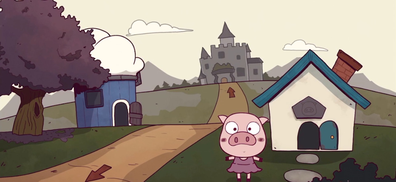 TreeHole Adventure opening village scene