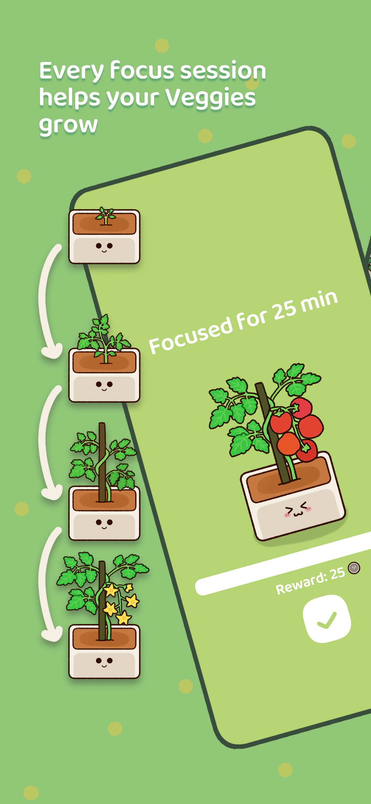 PomoVeggie - Focus & Grow